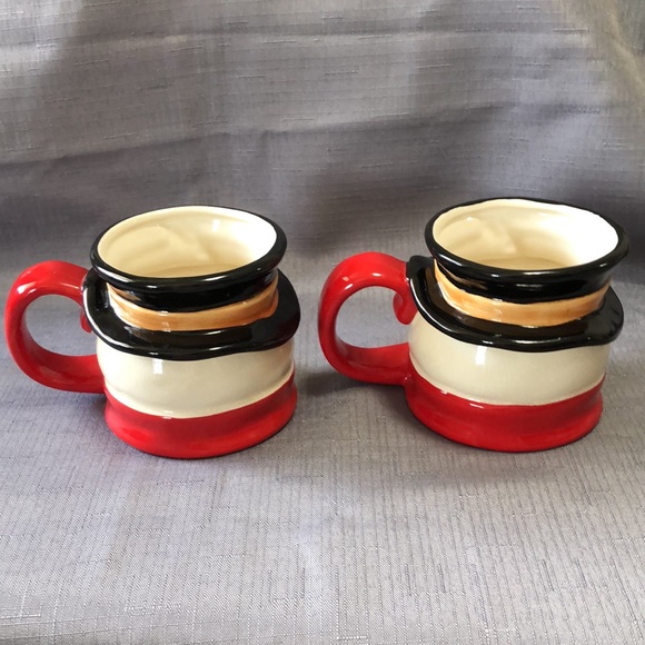 ⛄️EUC⛄️TWO COLLECTIBLE RUSS BERRIE SNOWMAN MUGS. LIKE NEW - Picture 2 of 5